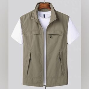 Khaki Outerwear Vest